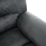 Microfiber Power Recliner Chair, Electric Recliner Chairs, Massage Lift Chairs Recliners with Footrest in Gray