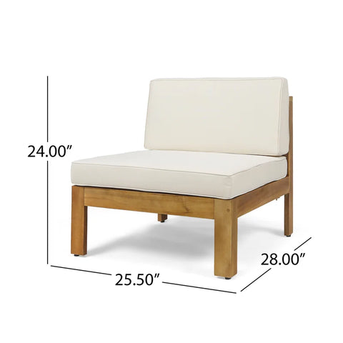 Barcomb Outdoor 5 Piece Sectional Seating Group with Cushions
