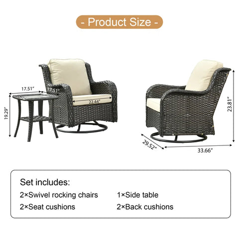 Licas 2 - Person Outdoor Seating Group with Cushions
