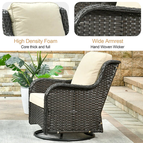 Licas 2 - Person Outdoor Seating Group with Cushions