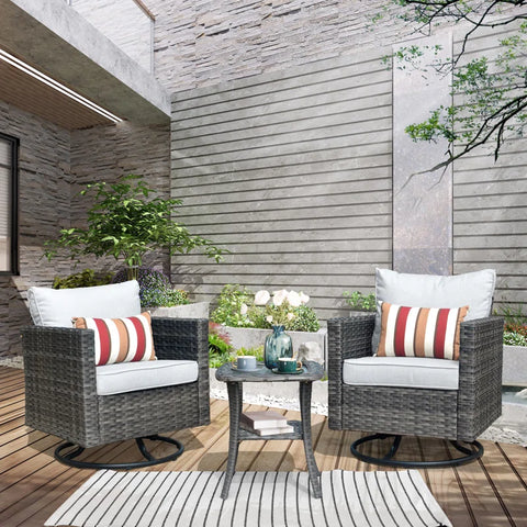 Ben Multi-Piece Rocking Chair Outdoor Furniture 3 Sets