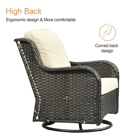 Licas 2 - Person Outdoor Seating Group with Cushions