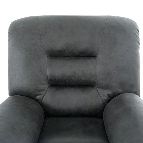 Microfiber Power Recliner Chair, Electric Recliner Chairs, Massage Lift Chairs Recliners with Footrest in Gray