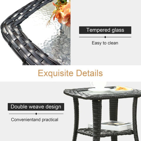 Licas 2 - Person Outdoor Seating Group with Cushions