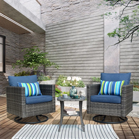 Ben Multi-Piece Rocking Chair Outdoor Furniture 3 Sets