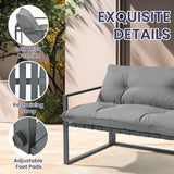 Volkrad 4 - Person Outdoor Seating Group with Cushions