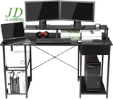 Home Office Computer Desk – Desk with Drawer, Monitor Stand & Storage Shelves