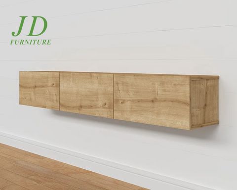 Ozge Floating TV Stand for 78" Tvs - Sleek, Wall-Mounted Media Console