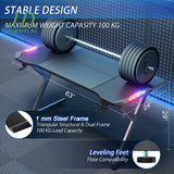 63'' Gaming Desk with LED Lights – Ergonomic Large Computer Table for Adults & Teens, Black