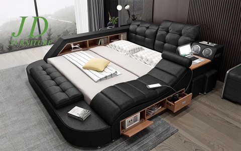Lilliauna Upholstered Bed – Modern Bed Frame with Soft Fabric Upholstery for Bedroom
