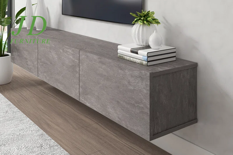 Ozge Floating TV Stand for 78" Tvs - Sleek, Wall-Mounted Media Console