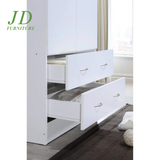 2 Door Armoire with 2 Drawers and Clothing Rod in Cherry Wood