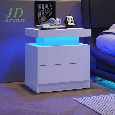 Desassure 20" W Nightstand – Modern Bedside Table with Storage for Bedroom