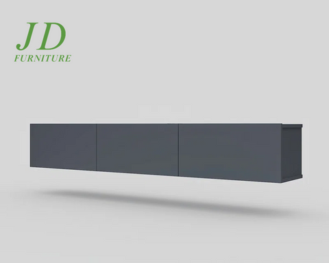 Ozge Floating TV Stand for 78" Tvs - Sleek, Wall-Mounted Media Console