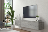 Ozge Floating TV Stand for 78" Tvs - Sleek, Wall-Mounted Media Console
