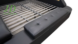 Lilliauna Upholstered Bed – Modern Bed Frame with Soft Fabric Upholstery for Bedroom