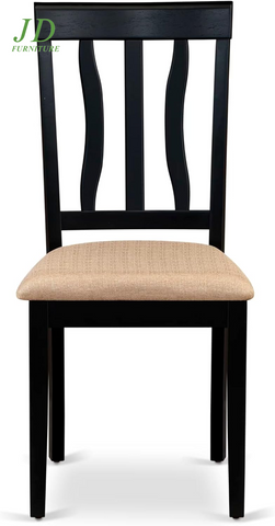 9-Piece Dining Set – Square Kitchen Table with Butterfly Leaf & 8 Linen Upholstered Chairs, 54x54 Inch, Black & Cherry