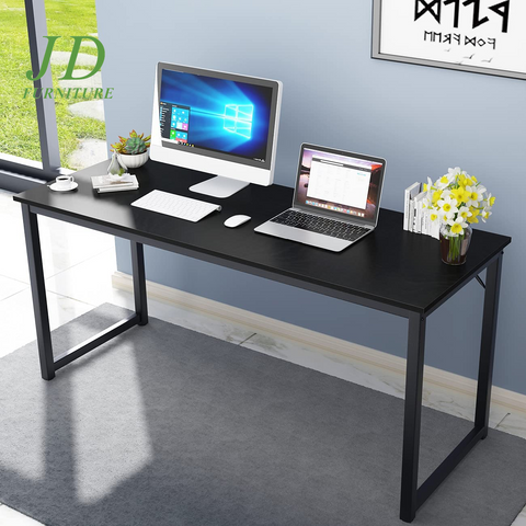 63'' Computer Desk – Sturdy Office, Meeting, and Gaming Desk Workstation, Black (BHUS-GCP2JJ-160BK)