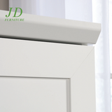 Homeplus Bedroom Wardrobe Armoire – Soft White Finish Storage Cabinet for Bedroom