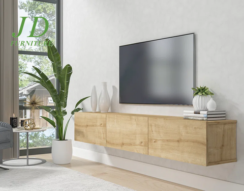 Ozge Floating TV Stand for 78" Tvs - Sleek, Wall-Mounted Media Console