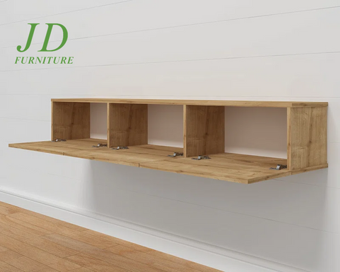 Ozge Floating TV Stand for 78" Tvs - Sleek, Wall-Mounted Media Console