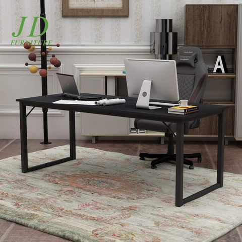 63'' Computer Desk – Sturdy Office, Meeting, and Gaming Desk Workstation, Black (BHUS-GCP2JJ-160BK)