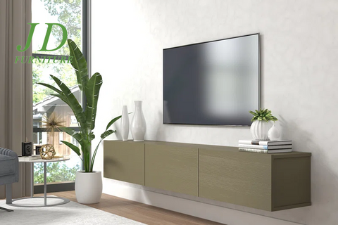 Ozge Floating TV Stand for 78" Tvs - Sleek, Wall-Mounted Media Console