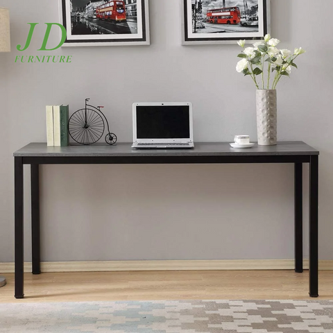 63 Inches Gaming Desk Writing Desk Workstation Office Desk Gray