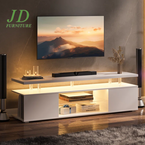 Jacayden TV Stand – TV Console for TVs up to 78", Modern Media Console