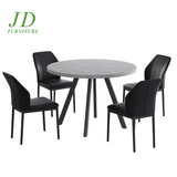 Siefert 5-Piece 35.4'' Round Dining Table Set – Kitchen Table with 4 Dining Chairs
