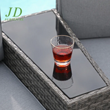 Wicker/Rattan 6 - Person Seating Group with Cushions