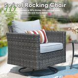 Ben Multi-Piece Rocking Chair Outdoor Furniture 3 Sets