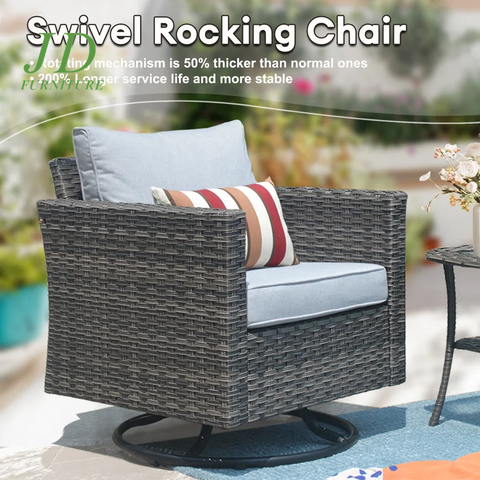 Ben Multi-Piece Rocking Chair Outdoor Furniture 3 Sets