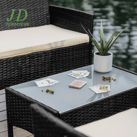 4-Person Outdoor Seating Group with Cushions