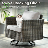 Ben Multi-Piece Rocking Chair Outdoor Furniture 3 Sets