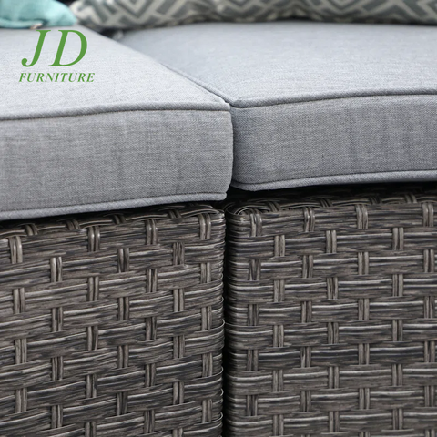 Wicker/Rattan 6 - Person Seating Group with Cushions