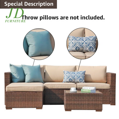 Abler 5 Piece Sectional Seating Group with Cushions