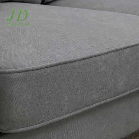 Convertible U-Shaped Modular Sectional Sofa – 7-Seat Fabric Sleeper Couch with Chaise & Recliner, Dark Gray