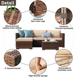 Abler 5 Piece Sectional Seating Group with Cushions