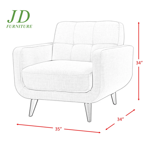 Hailey 3 Piece Sofa Set in Teal